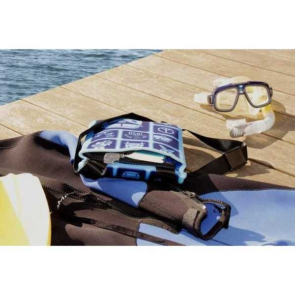 VW T1 BUS Néoprène SAC PETITS TABLETTES PC - SURF / BLEU |  | Sac &...