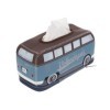 VW T1 BUS 3D NEOPREN Tissue Box PORTE - Petrol / BROWN