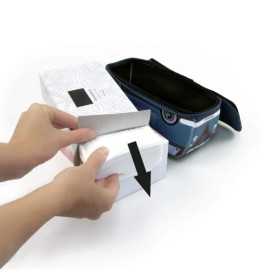 VW T1 BUS 3D NEOPREN Tissue Box PORTE - Petrol / BROWN |  | Décoration