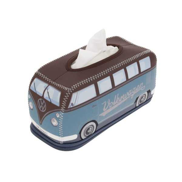 VW T1 BUS 3D NEOPREN Tissue Box PORTE - Petrol / BROWN |  | Décoration