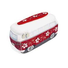 VW T1 BUS 3D NÃ©oprÃ¨ne UNIVERSAL SAC - ROUGE / HIBISCUS