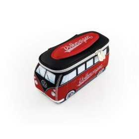 VW T1 BUS 3D NÃ©oprÃ¨ne PETIT SAC UNIVERSAL - ROUGE / NOIR