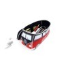 VW T1 BUS 3D Néoprène PETIT SAC UNIVERSAL - ROUGE / NOIR |  | Sac &...