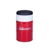 VW T1 BUS SELLES HUILE DRUM (60L) - BLANC / ROUGE