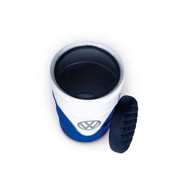 VW T1 BUS SELLES HUILE DRUM (60L) AVEC RANGEMENT - BLANC / BLEU |  ...