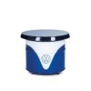 VW T1 BUS TABLEAU HUILE DRUM (208L) - BLANC / BLEU |  | Meuble Volk...