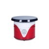 VW T1 BUS TABLEAU HUILE DRUM (208L) VINTAGE LOOK - BLANC / ROUGE | ...