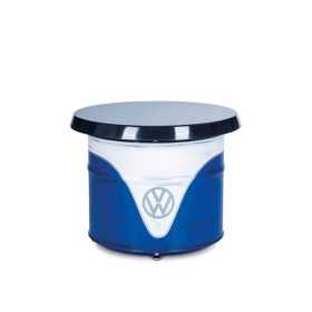 VW T1 BUS TABLEAU HUILE DRUM (208L) VINTAGE LOOK - BLANC / BLEU |  ...