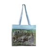 Volkswagen VW T1 Combi PVC Shopper Bag - Safari/Bleu