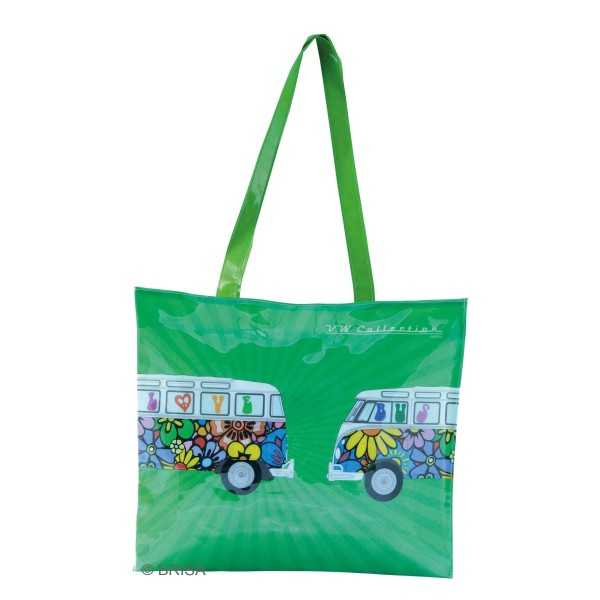 VW T1 BUS PVC Sac Shopper - LOVE BUS