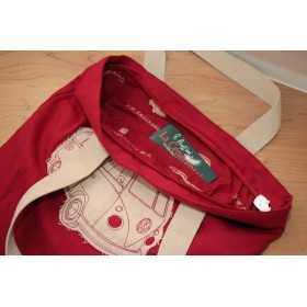 VW T1 BUS TOILE Sac Shopper - RED |  | Sac & Portefeuilles