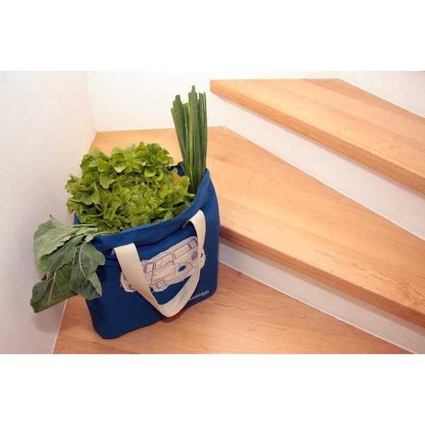 VW T1 BUS TOILE Sac Shopper - Bleu foncé |  | Sac & Portefeuilles