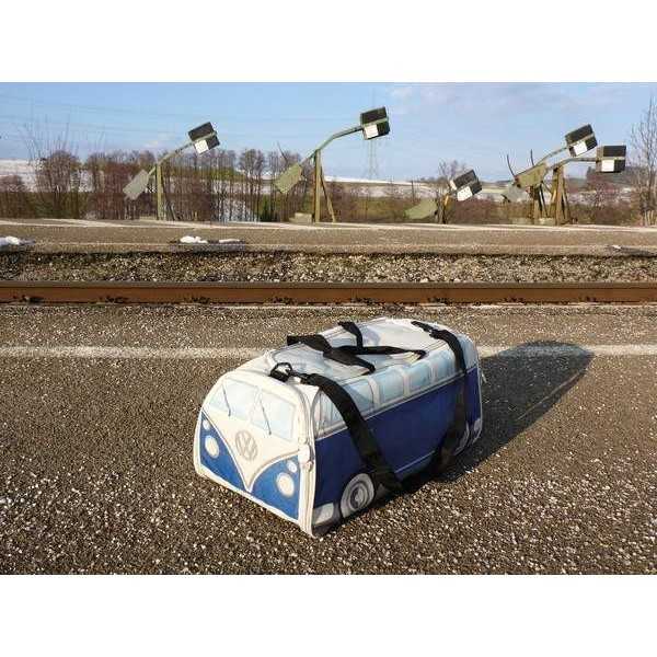 VW T1 BUS BAG SPORT - BLEU / BEIGE |  | Sac & Portefeuilles
