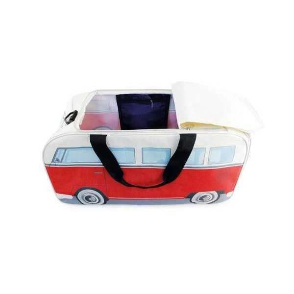 VW T1 BUS SAC GYM - ROUGE / Beige |  | Sac & Portefeuilles