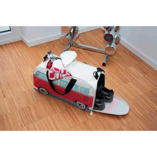 VW T1 BUS SAC GYM - ROUGE / Beige |  | Sac & Portefeuilles