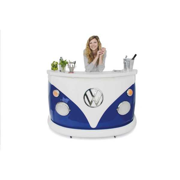 VW T1 BUS BAR - FRONT / BLEU |  | Meuble Volkswagen