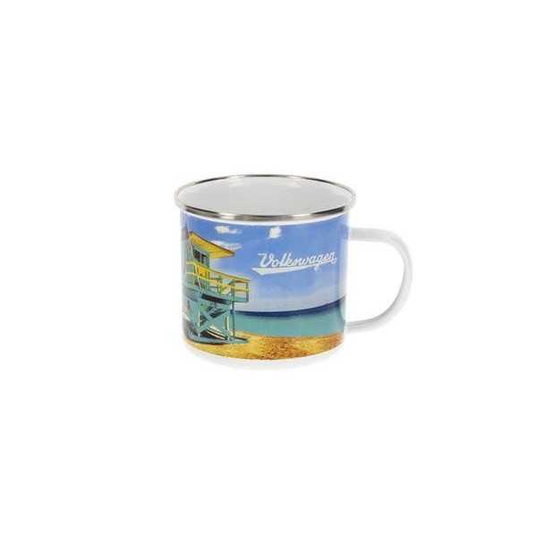 VW T1 BUS ÉMAIL MUG 500ml COFFRET - PLAGE LA VIE |  | Tasse & Mug