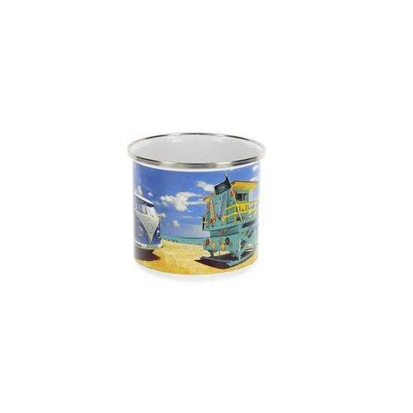 VW T1 BUS ÉMAIL MUG 500ml COFFRET - PLAGE LA VIE |  | Tasse & Mug