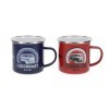 VW T1 BUS ÉMAIL MUGS 2er SET 350ml EN COFFRET - LEGENDARY / ROUGE E...