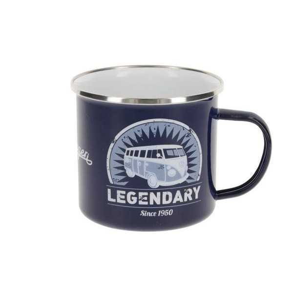 VW T1 BUS ÉMAIL MUG 500ml COFFRET - LEGENDARY / BLEU |  | Tasse & Mug