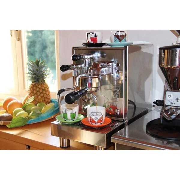 VW T1 BUS ESPRESSO CUP 4 PC SET 100 ml EN COFFRET - AVANT / 4 COULE...