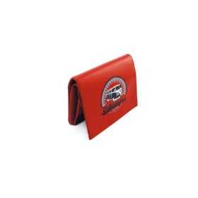 VW T1 BUS WALLET - VINTAGE LOGO / ROUGE