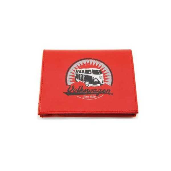 VW T1 BUS WALLET - VINTAGE LOGO / ROUGE |  | Sac & Portefeuilles