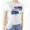 VW T1 BUS T-T-shirt basique (M) - le volant de / WHITE