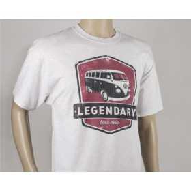 VW T1 BUS T-T-shirt basique (S) - LEGENDE / rouge / gris |  | Acces...