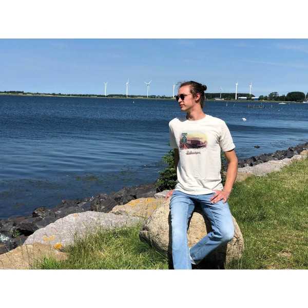 VW T1 BUS T-T-shirt basique (S) - HIGHWAY 1 / NATURE |  | Accessoir...