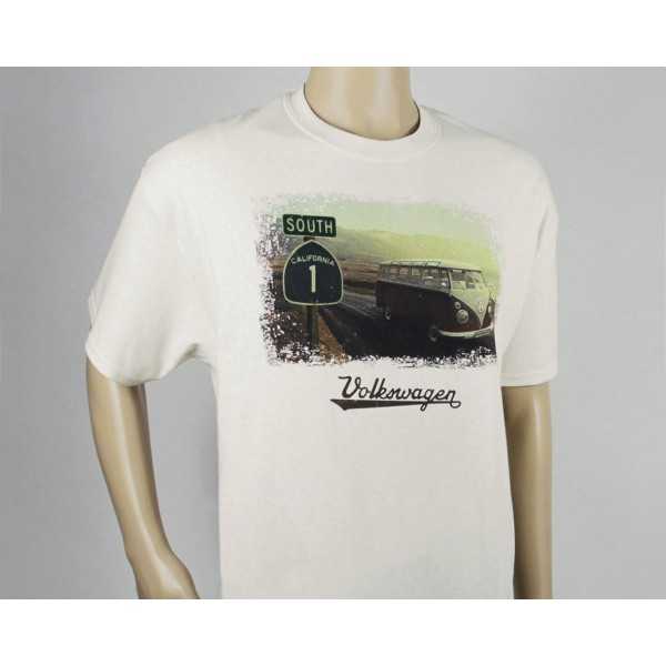 VW T1 BUS T-T-shirt basique (S) - HIGHWAY 1 / NATURE |  | Accessoir...