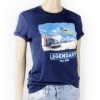 VW T1 BUS T-T-shirt basique (XXL) - Plage / BLEU