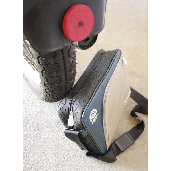 VW T1 BUS BESACE AVEC BANDE DE ROULEMENT BORDURE - VINTAGE LOGO / B...