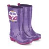 VW T1 BUS ENFANTS BOTTES CAOUTCHOUC (UE 29) - VIOLET / ROSE