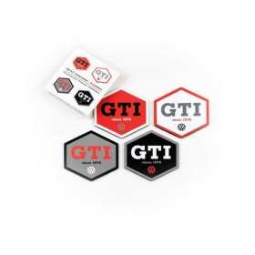VW GTI COASTER 4er SET - HEXAGONE / 4 COULEURS |  | Décoration