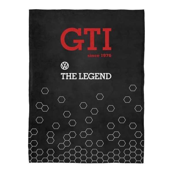 VW GTI FLEECE BLANKET 150x200cm - DEPUIS 1976 / NOIR |  | Accessoir...