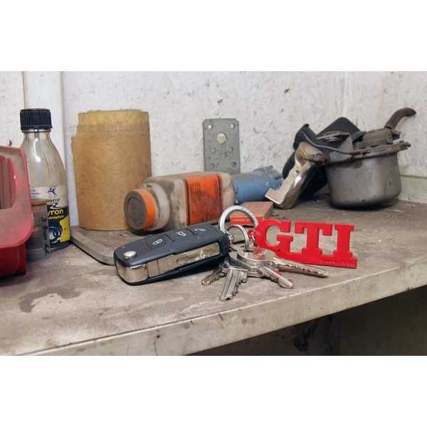VW GTI CLÉS DE CHARME EN EMBALLAGE BLISTER - DEPUIS 1976 / ROUGE (D...