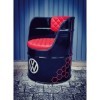 VW GTI CHAISE TAMBOUR HUILE (208L) - NOIR |  | Meuble Volkswagen