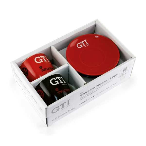 VW GTI ESPRESSO CUP 2er Set 100ml EN COFFRET - LA LÉGENDE / rouge e...