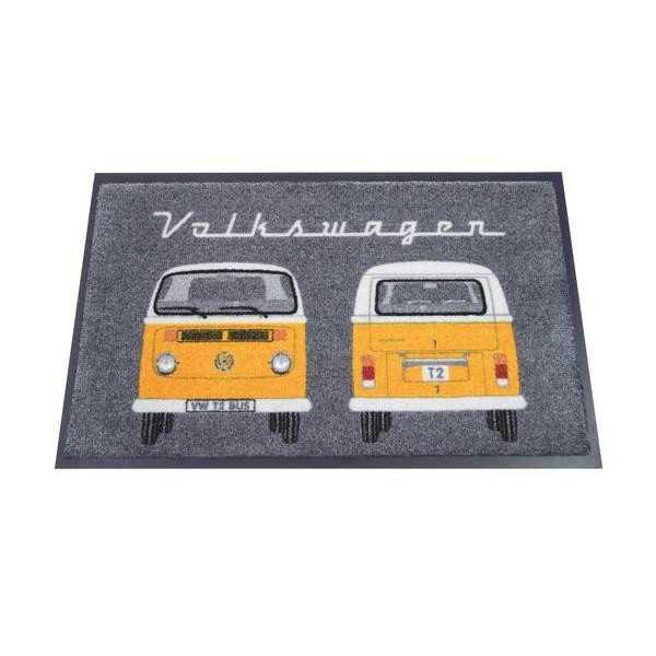 VW T2 BUS PAILLASSON - avant et arrière / ORANGE |  | Paillassons