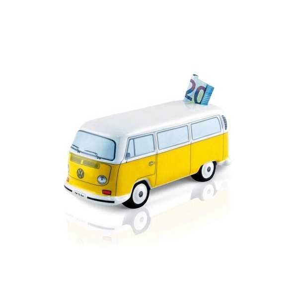 T2 VW BUS BANK ARGENT CERAMIQUE (SCALE 01h22) EN COFFRET - ORANGE |...