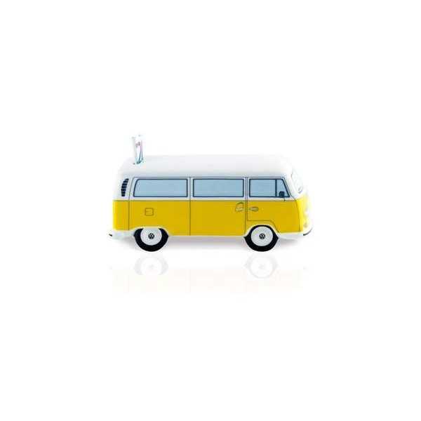 T2 VW BUS BANK ARGENT CERAMIQUE (SCALE 01h22) EN COFFRET - ORANGE |...