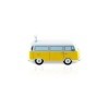 T2 VW BUS BANK ARGENT CERAMIQUE (SCALE 01h22) EN COFFRET - ORANGE |...