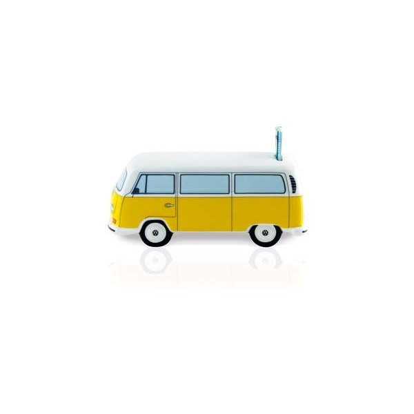 T2 VW BUS BANK ARGENT CERAMIQUE (SCALE 01h22) EN COFFRET - ORANGE |...