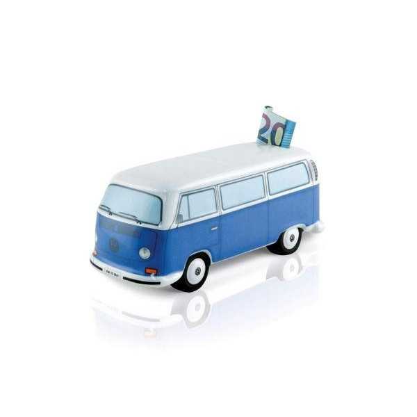 T2 VW BUS BANK ARGENT CERAMIQUE (SCALE 01h22) EN COFFRET - BLEU |  ...