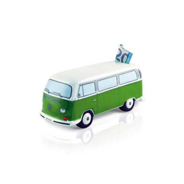 T2 VW BUS BANK ARGENT CERAMIQUE (SCALE 01h22) EN COFFRET - VERT |  ...