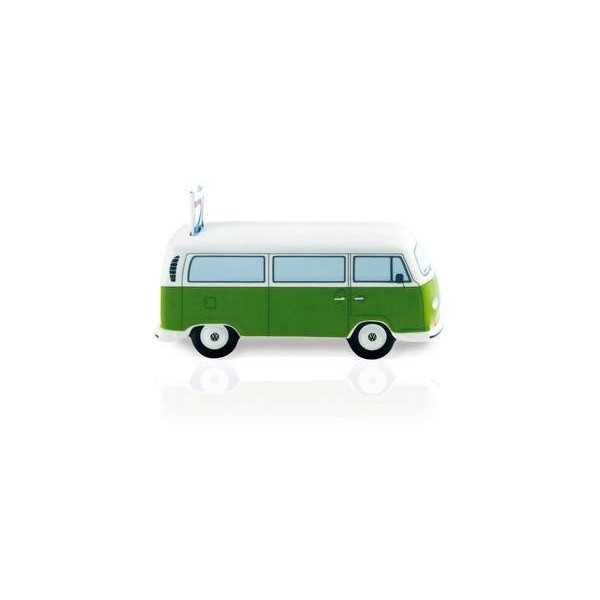 T2 VW BUS BANK ARGENT CERAMIQUE (SCALE 01h22) EN COFFRET - VERT |  ...