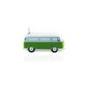 T2 VW BUS BANK ARGENT CERAMIQUE (SCALE 01h22) EN COFFRET - VERT |  ...