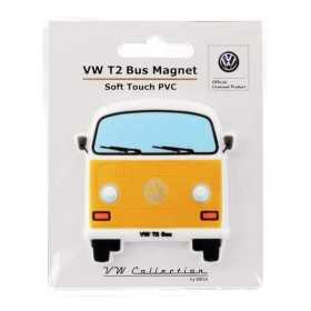 VW T2 BUS RUBBER MAGNET - FRONT / ORANGE |  | Décoration
