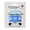 VW T2 BUS RUBBER MAGNET - FRONT / BLEU |  | Décoration